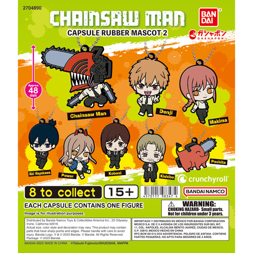 BANDAI Chiikawa Colorful Rubber Magnet Capsule Toy All 7 Complet