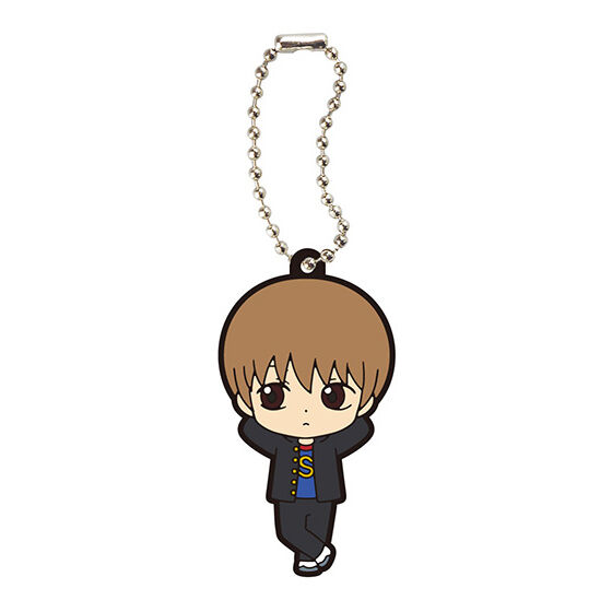 class_3-z_ginpachi-sensei_capsule_rubber_mascot_–everyone_stand_in_the_hallway