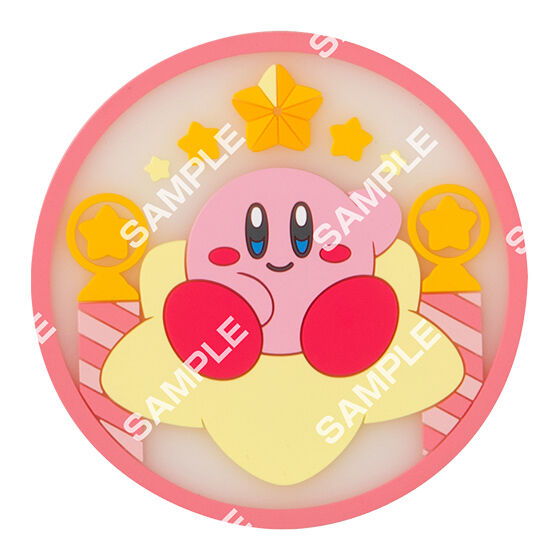 kirby_clear_rubber_coaster