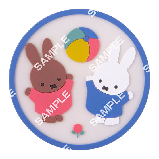 miffy_clear_rubber_coaster