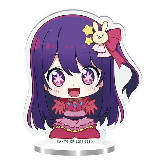 oshinoko_lets_sit_here_acrylic_stand