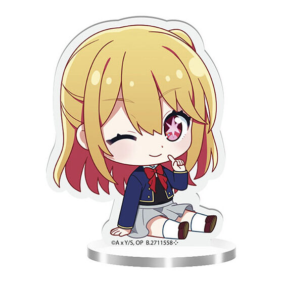 oshinoko_lets_sit_here_acrylic_stand