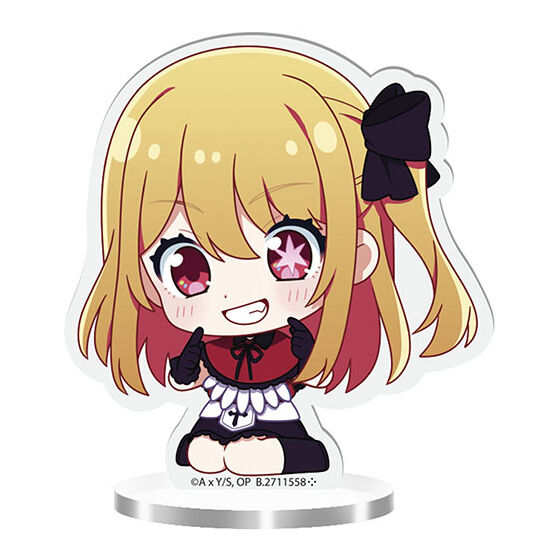 oshinoko_lets_sit_here_acrylic_stand