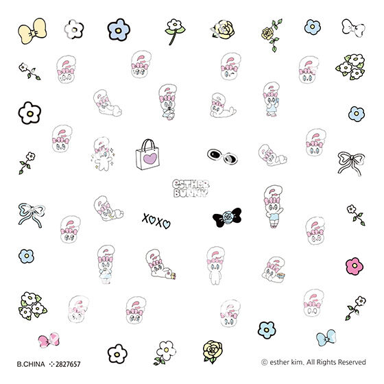 esther_bunny_nail_sticker