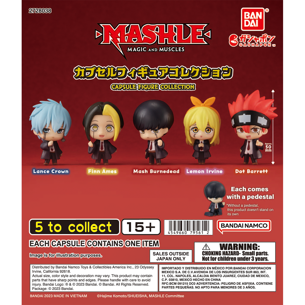 MASHLE CAPSULE FIGURE COLLECTION | NEW | Gashapon US official