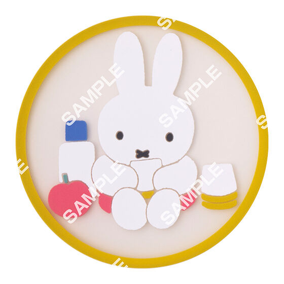 miffy_clear_rubber_coaster