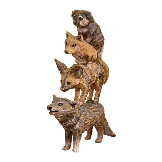 【90φ】hashimoto_mio's_carved_bremen_town_musicians