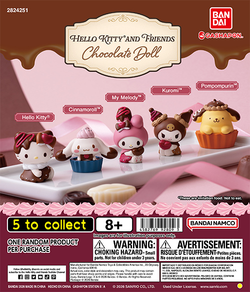 SANRIO CHARACTERS CHOCOLATE DOLL