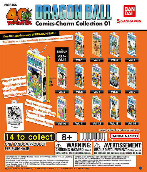 DRAGON BALL COMICS CHARM COLLECTION 01
