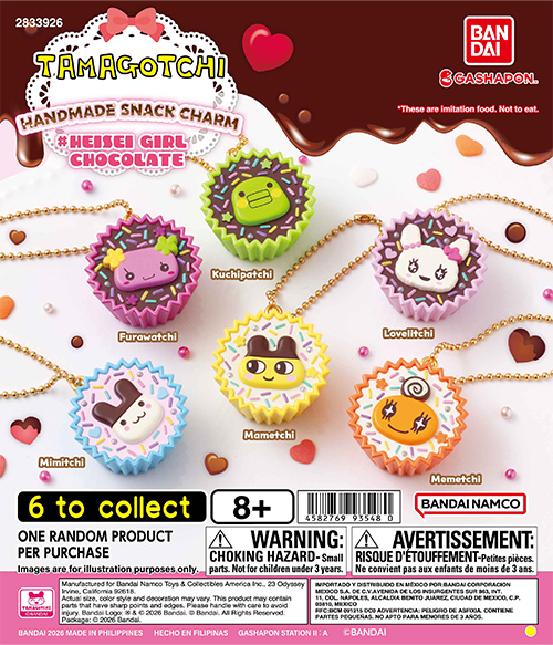 TAMAGOTCHI HANDMADE SNACK CHARM #HEISEI GIRL CHOCOLATE