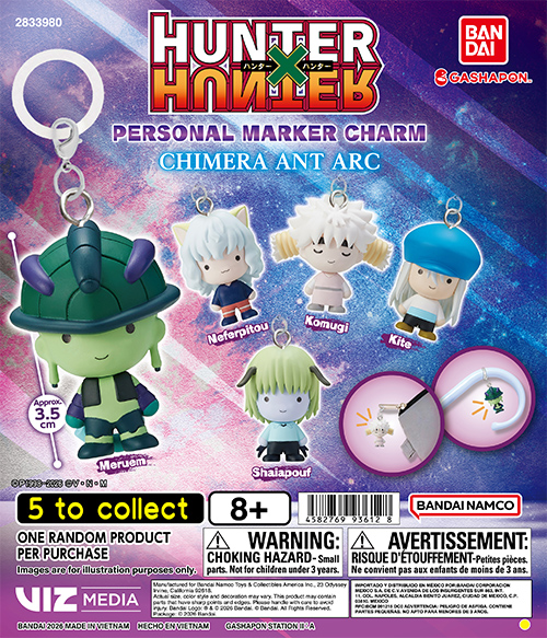HUNTER×HUNTER PERSONAL MARKER CHARM CHIMERA ANT ARC