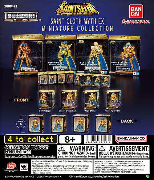 SAINT SEIYA SAINT CLOTH MYTH EX MINIATURE COLLECTION