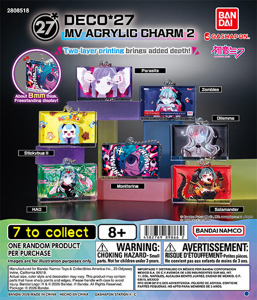 DECO*27 MV ACRYLIC CHARM 2