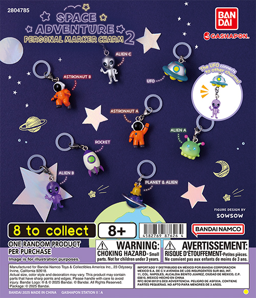 SPACE ADVENTURE PERSONAL MARKER CHARM 2