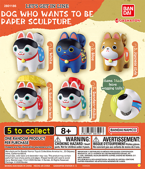 LET'S GET IN LINE DOG WHO WANTS TO BE PAPER SCULPTURE